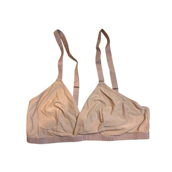 Steve Madden Women's Triangle X-Back Lounge Bra SM12151 Praline Size XL NWT - Picture 2 of 7